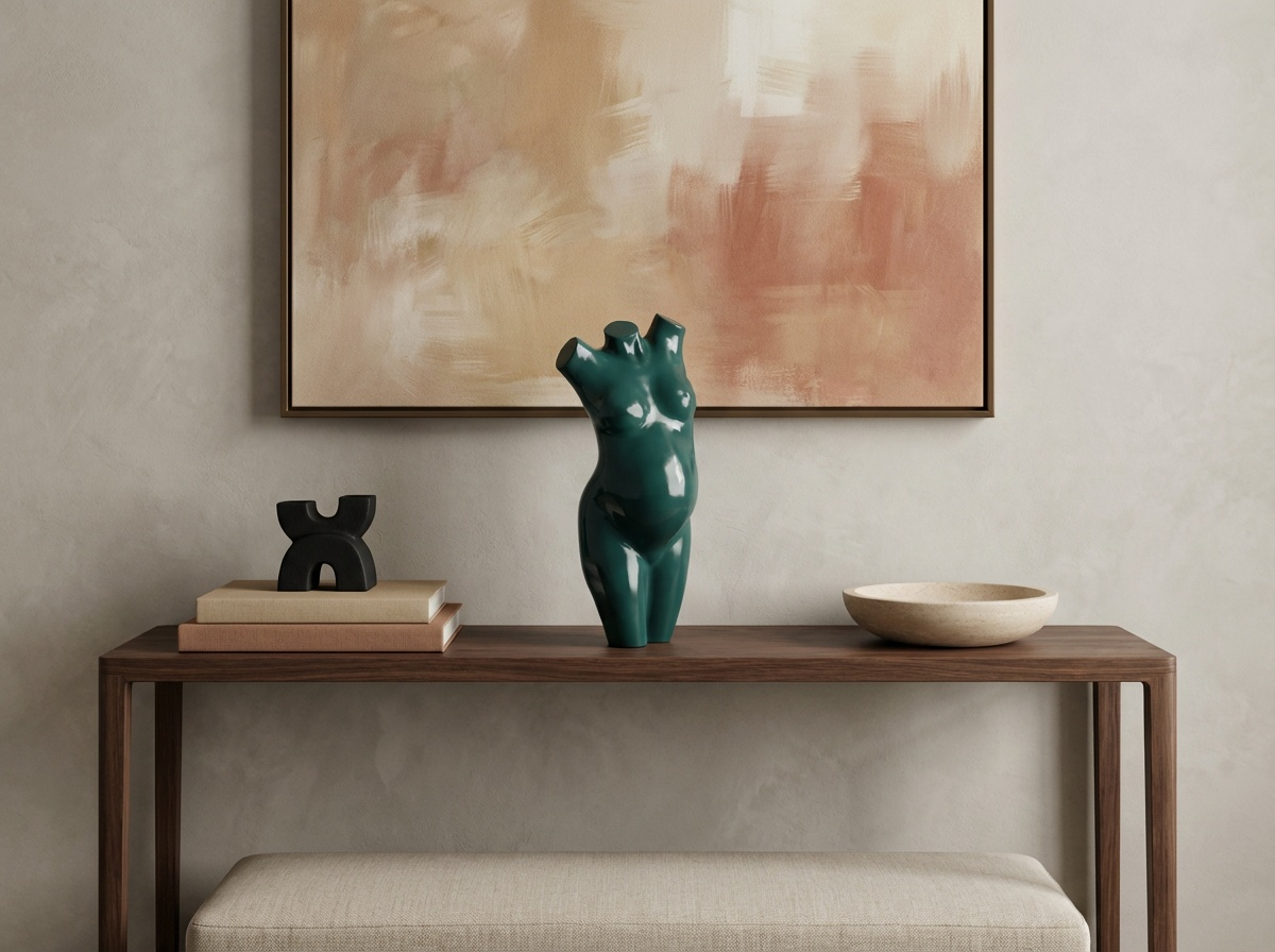 Dark teal resin zwangerschapsbeeld - Image 2